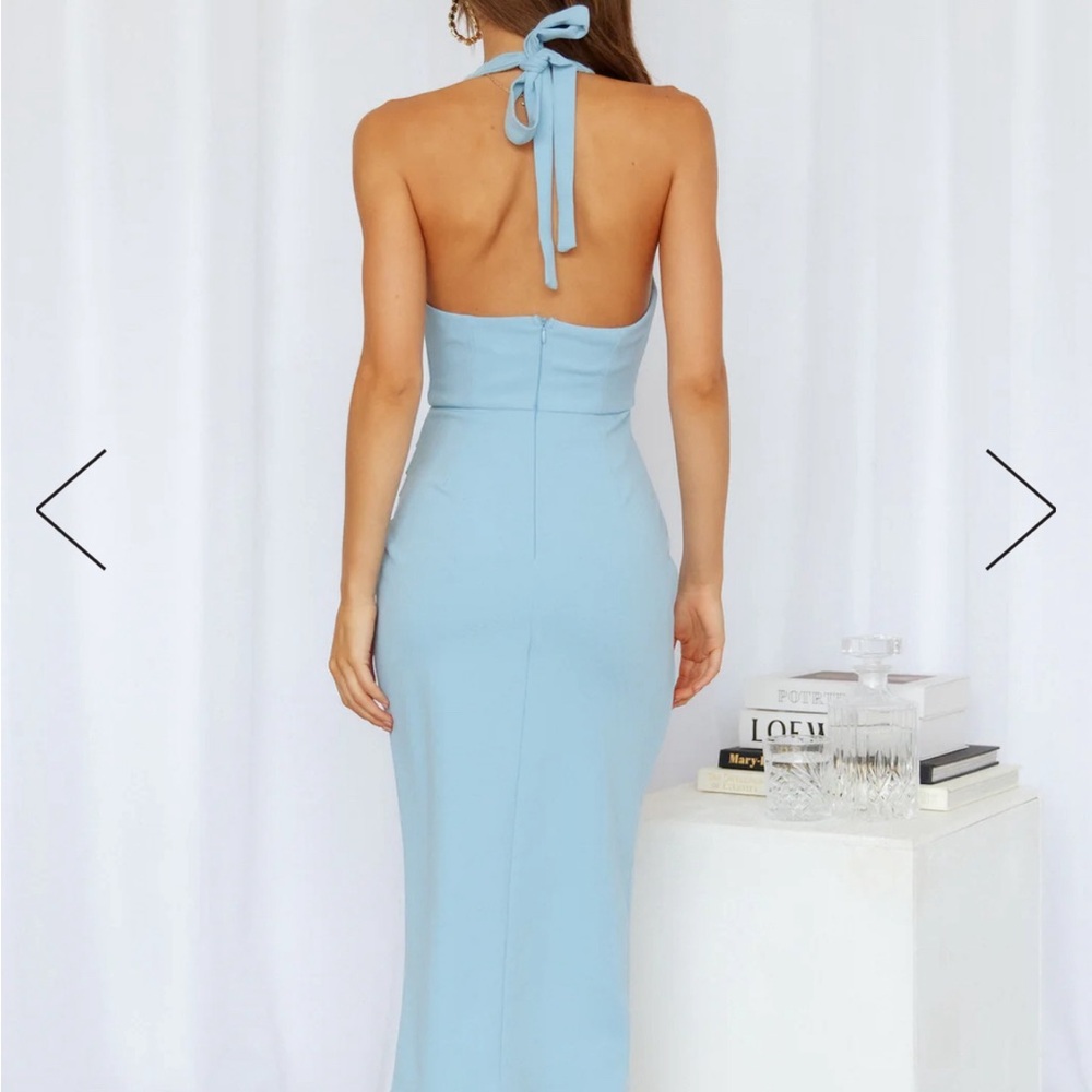 Hello Molly ALWAYS BY YOUR SIDE MIDI DRESS BLUE